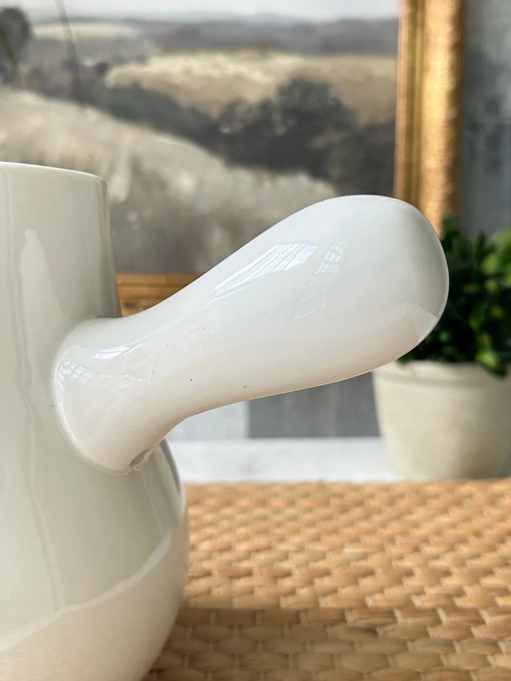 🌴Shapely Williams Sonoma Bonjour Hot Chocolate Ceramic Pot/Pitcher